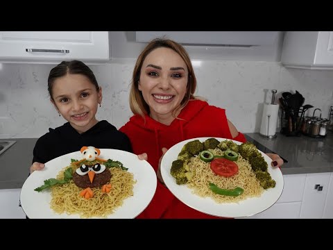 LİNA İLE NEŞELİ TABAKLAR HAZIRLIYORUZ