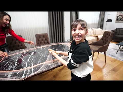 ANNEMLE 5 RENK SLİME CHALLENGE!