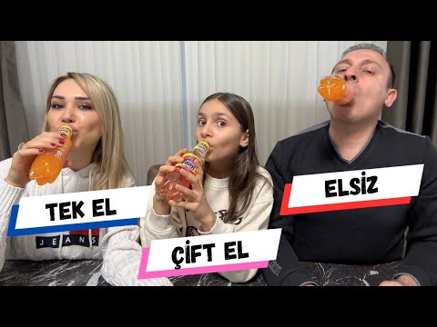 TEK EL, ÇİFT EL, ELSİZ YEMEK YARIŞMASI !!