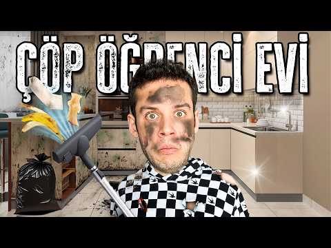 FOŞUR FOŞUR ÇÖP ÖĞRENCİ EVİ TEMİZLEDİK! @cemozkok8929