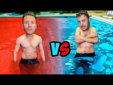 SICAK VS SOĞUK HAVUZDAN SON ÇIKAN KAZANIR ?! 🔥❄️