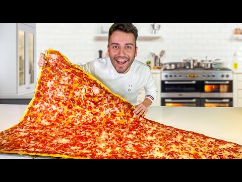 Dünyanın En Büyük Pizza Dilimini Yedim 🍕