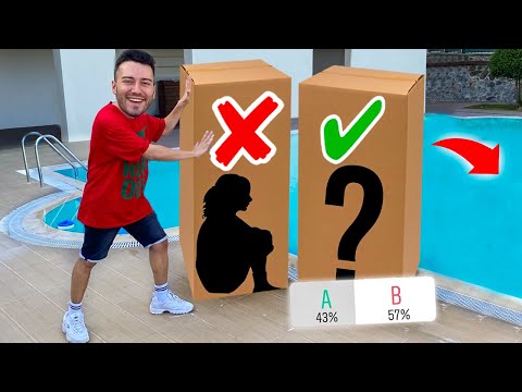 SAKIN Yanlış GİZEMLİ KUTUYU Suya İtme #2 (Seçim Yap)