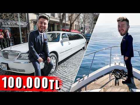 100.000 TL 'LİK BİR GÜN GEÇİRMEK