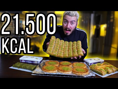 21.500 KALORİ TATLI BAKLAVA YEDİM #ÇılgınMutfak