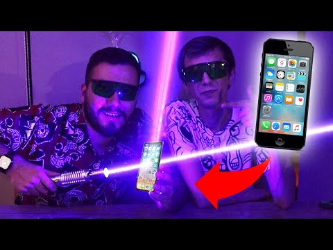 LAZER İLE TELEFON KESMEK #ManyakDeney