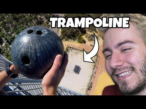 TRAMBOLİNE BOWLİNG TOPU ATMAK (45 Metre)