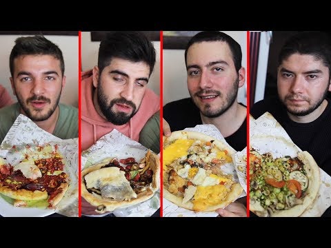HER ŞEYİ KARIŞTIRIP PİZZA YAPTIK