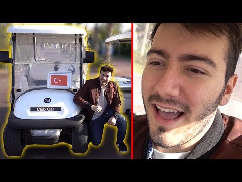 GOLF ARABASI YARIŞI YAPTIK *Film Setinde *.*