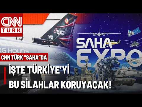 İşte Düşmanı Korkutan TAYFUN Füzesi! CNN TÜRK "SAHA" Fuarında: Türkiye Füzeleri Sergileniyor