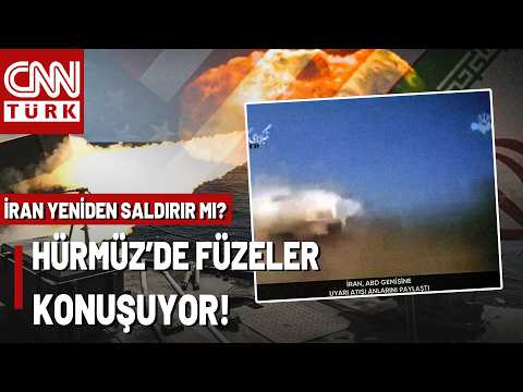 İran, ABD Gemisine Uyarı Atışı Anlarını Paylaştı! Hürmüz'de "Deniz Savaşı" Mı?