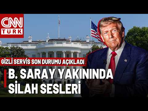 SON DAKİKA🚨Trump Konuşma Yaparken, Beyaz Saray Etrafında Silah Sesleri Duyuldu!