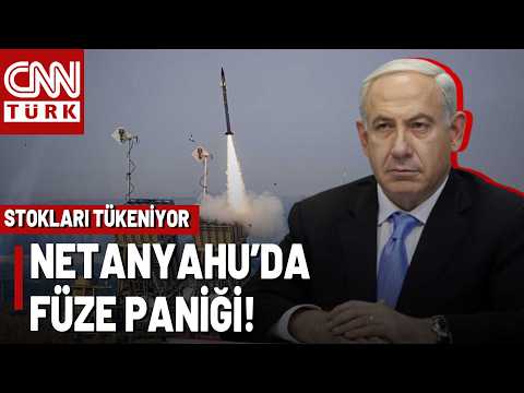 "Ateşkeste Önleyici Füze Stokları Yenilenemedi" İsrail'i Füze Stoku Endişesi Sardı!