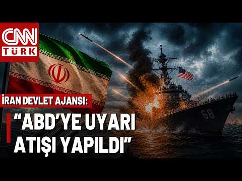 SON DAKİKA🚨İran'dan,  Vurulan ABD Gemisine Yönelik Açıklama: "ABD'ye Uyarı Atışı Yapıldı..."