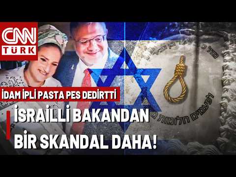 BU KADARINA PES! İşte İsrailli Bakan Ben Gvir'in İdam İpli ve Silahlı Pastası...
