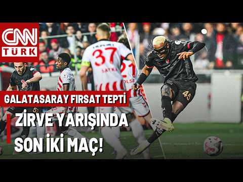 Galatasaray, Samsunspor’a Farklı Mağlup! Süper Lig'in Zirvesinde Puan Farkı 4’e İndi