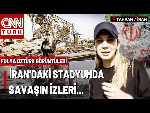 Tahran'da Stadyumdan Geriye Enkaz Kaldı! Fulya Öztürk İran'da, Enkaza Dönen Azadi Stadyumu'nda...