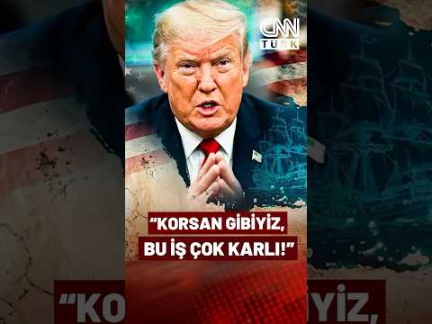Trump'tan İtiraf Gibi Sözler! "Korsan Gibiyiz, Bu İş Çok Karlı"