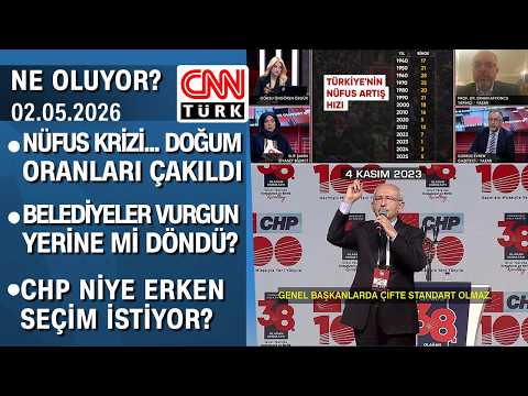 Nüfus krizi | Tahran'da gece hayatı | CHP'de "mutlak butlan" endişesi - Ne Oluyor? 02.05.2026