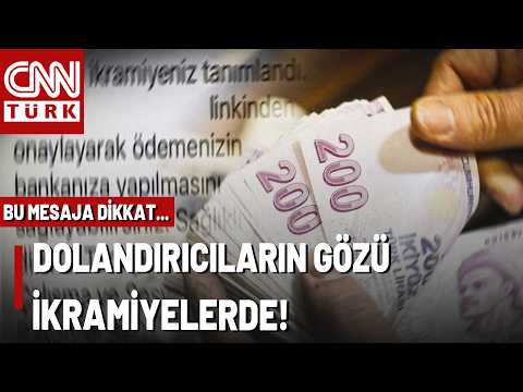 İşte Dolandırıcıların Yeni Taktiği! Bayram İkramiyesi Mesajına Dikkat...