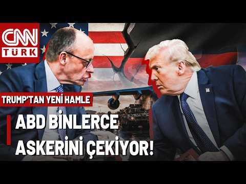 Trump-Merz Gerilimi ALEV ALDI! ABD'den Yeni Hamle: Almanya’dan 5 Bin Asker Çekiyor!