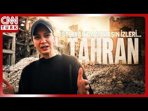 Fulya Öztürk Tahran'da Enkaza Dönen O Sokaklarda! İşte İran'da Savaşın İzleri...