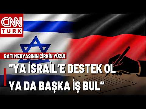 "Ya İsrail'e Destek Ver Ya Da..." Alman Şirketten Skandal: Batı Medyasının Kirli Yüzü Ortaya Çıktı!