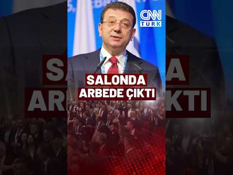 Belediyeler Birliği Toplantısı Karıştı! Ekrem İmamoğlu'nun Mesajı Okunurken Arbede Çıktı
