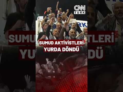 20 Türk Sumud Aktivisti Yurda Döndü!
