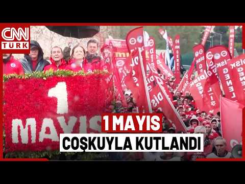 1 Mayıs Emek Ve Dayanışma Günü Coşkuyla Kutlandı! Her İlde Sloganlar Atıldı, Pankartlar Açıldı