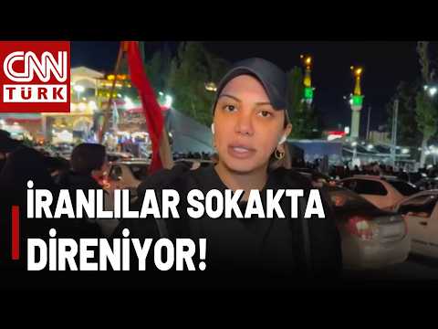 Tahran'ın Merkezinden Canlı Yayın! İranlılar Sokakta, Halk Direniyor!