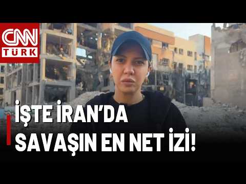 CNN TÜRK Onlarca İranlının Hayatını Kaybettiği Noktada! İran'dan Canlı: Enkazlar Kaldırılıyor!