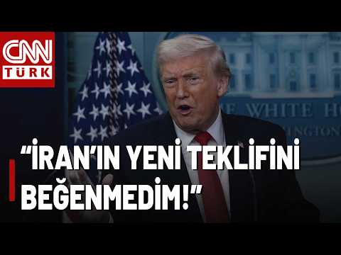 Trump'tan Son Dakika Açıklaması🚨 "İran İle Anlaşmaya Varabileceğimizden Emin Değilim!"