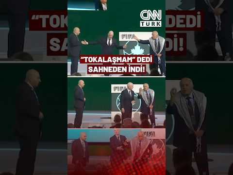 Dünyanın Konuştuğu An: Fifa'nın Planı Ters Tepti! "Tokalaşmam" Dedi, Sahneden İndi