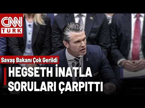 ABD Kongresi'nde İran Saavşı Gerilimi! Demokratlar Sıkıştırdı, Hegseth Kaçtı