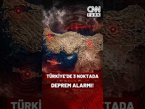 Türkiye'de 3 Noktada Deprem Alarmı! Uzman İsim Uyardı...