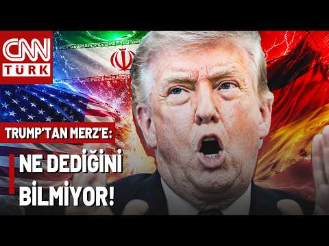 Almanya'nın "İran" Sözleri Trump'ı Küplere Bindirdi! Trump-Merz Karşı Karşıya: Ne Dediğini Bilmiyor