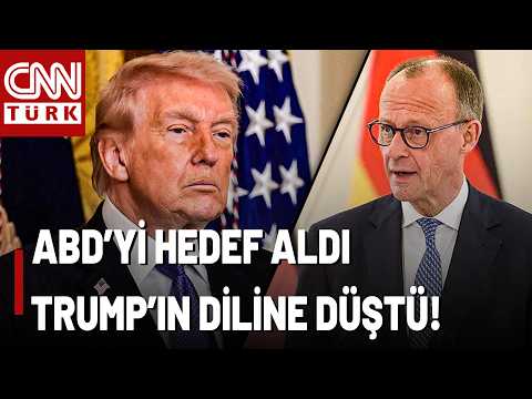 🚨Trump'tan ABD'yi Hedef Alan Almanya Başbakanı Merz'e Sert Çıkış! "Merz Ne Konuştuğunu Bilmiyor"