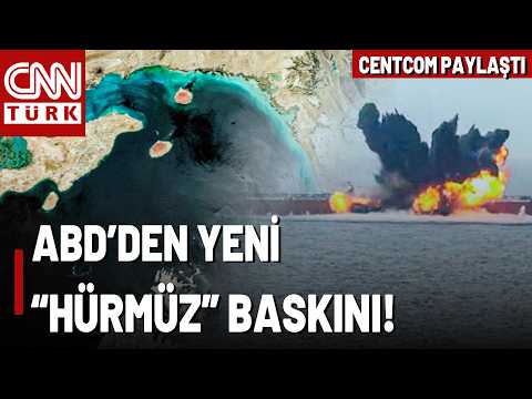 SON DAKİKA🚨ABD Hürmüz'de Bir Gemiyi Daha Bastı, Centcom Paylaştı: "Şüpheli Gemiye İşte Böyle Çıktık"