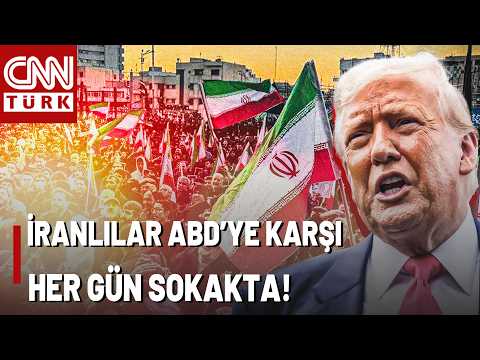 İran Halkı Sokakta, Ordunun Eli Tetikte! İran'dan "Füzeler Tünelde Hazır" Mesajı...