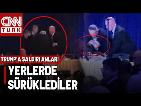 Korumalar Saldırı Anında Trump'ı Böyle Yere Düşürdü! Yaka Paça Müdahaleden Kim Sorumlu?
