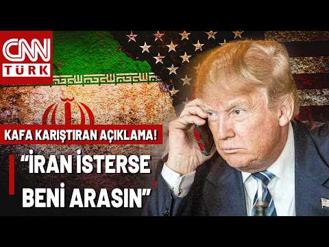 Trump'tan İran'a "Müzakere Masası" Çağrısı Mı? Gündeme Oturan O Açıklama: Konuşmak İstiyorlarsa...