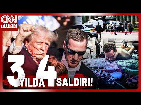 BU İLK DEĞİL! Trump'a 3 Yılda 4 Saldırı Girişimi! Suikast Girişimleri Trump'a Mesaj Mı?