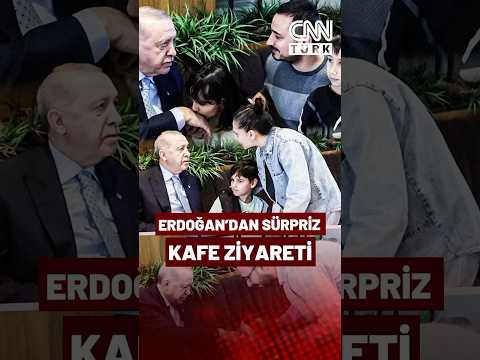Cumhurbaşkanı Erdoğan Beyoğlu'nda Kafe Ziyaret Etti