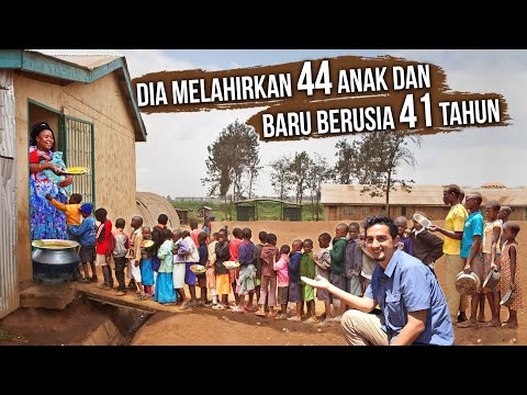 Wanita dengan Perkembangbiakan Tercepat di Dunia, 44 anak dan masih berumur 41 tahun: Mama Uganda 🇺🇬