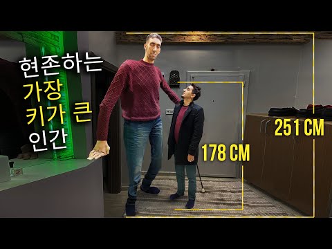 세계에서 가장 키가 큰 남자 (251 cm)