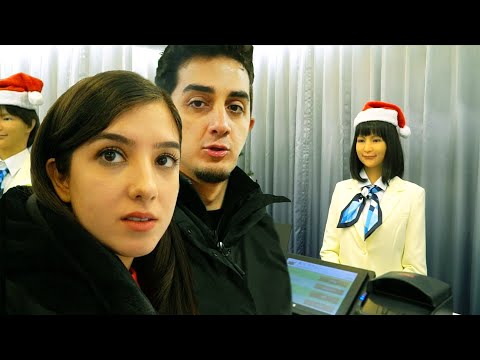 Passei a Noite no Primeiro Hotel Robot do Mundo! 🇯🇵 (Hotel Mais Estranho do Japão)