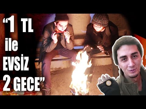1 TL ile SOKAKTA '2 GÜN' GEÇİRMEK!