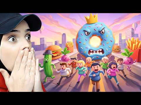 DEV YİYECEKLER PEŞİMİZDE! SAKIN YAKALANMA! 😱🍩
