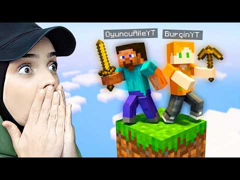 TEK BİR BLOK ÜZERİNDE HAYATTA KALMA! MİNECRAFT ONE BLOCK! 😱🔥